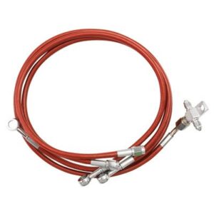 Streamline Rear Steel Braided Brake Line