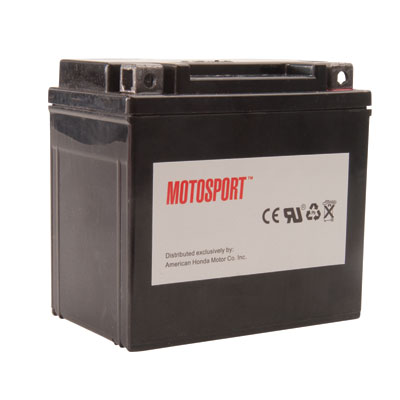 Motosport Maintenance-Free Battery with Acid