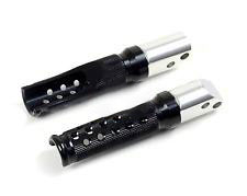 EMGO Black Slashed Front Foot Pegs for Honda CBR600F2-4 1987-2005