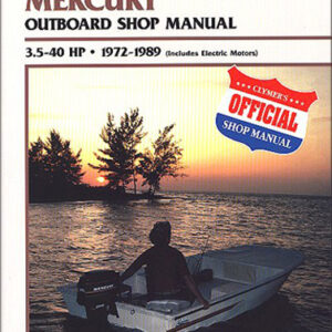 Clymer Repair Manual for Mercury 3.5-40 HP OB 1972-1989