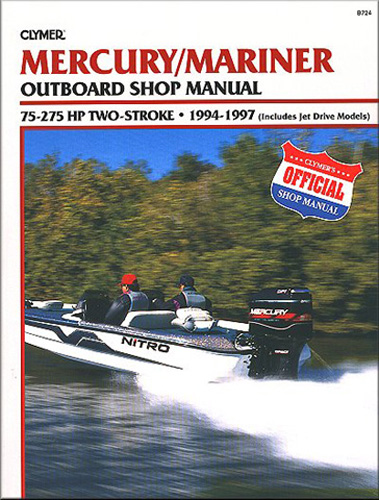 Clymer Repair Manual for Merc/Marnr 75-275 HP OB 1994-1997