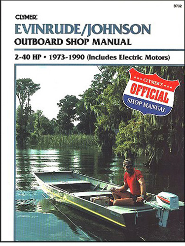 Clymer Repair Manual for Evin/Jhnsn 2-40 HP OB 1973-1990