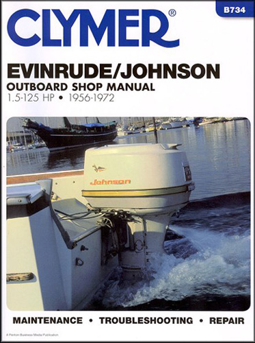 Clymer Repair Manual for Evin/Jhnsn 1.5-125 HP OB 1956-1972