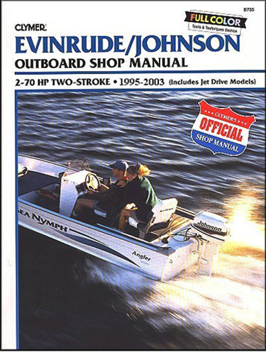 Clymer Repair Manual for Evin/Jhsn 2-70 1995-2003