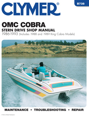 Clymer Repair Manual for OMC Cobra Stern Drive 1986-1993