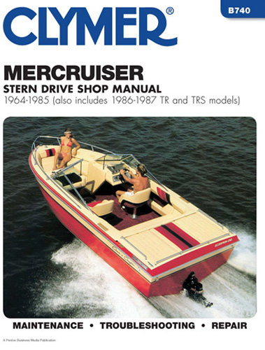 Clymer Repair Manual for Mercruiser Stern Drive 1964-1985