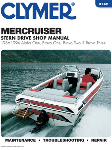 Clymer Repair Manual for Mercruiser Stern Drive A1 1986-1994