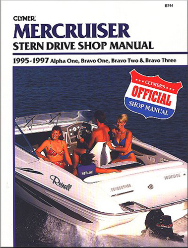 Clymer Repair Manual for Mercruiser Stern Drive 1995-1997