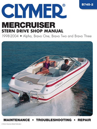 Clymer Repair Manual for Mercruiser Stern Drive 1998-2004