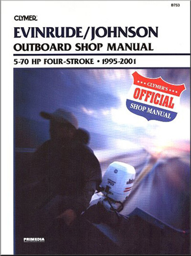 Clymer Repair Manual for Jhnsn/Evnrd Four-stroke OB 1995-2001