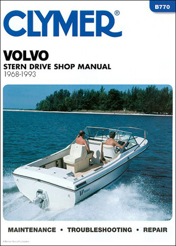 Clymer Repair Manual for Volvo Stern Drive 1968-1993