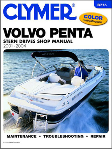 Clymer Repair Manual for Volvo Penta Stern Drive 2001-2004