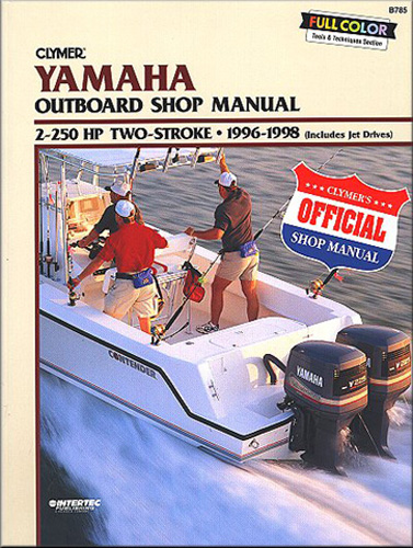 Clymer Repair Manual for Yamaha 2-Stroke OB 2-250HP 1996-1998