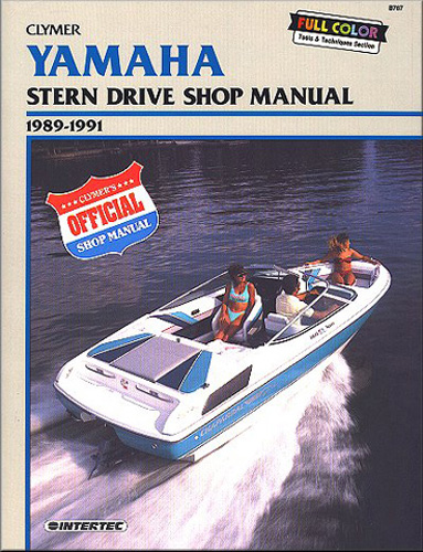 Clymer Repair Manual for Yamaha Stern Drive 1989-1991