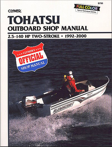 Clymer Repair Manual for Tohatsu 2.5-140hp 2-Stroke OB 1992-2000