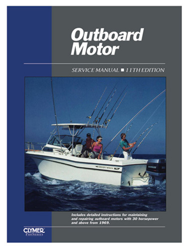 Clymer Repair Manual for Outboard Motor Svc Vol 2 1969-1989