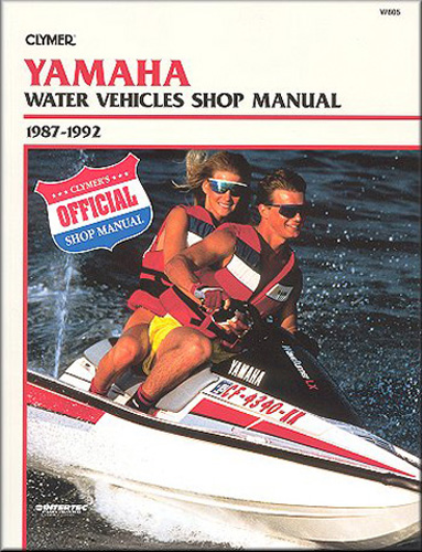 Clymer Repair Manual for Yamaha Water Vehicles 1987-1992