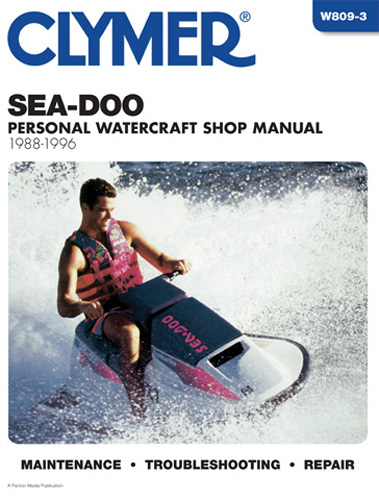 Clymer Repair Manual for Sea-Doo Water Vehicles 1988-1996