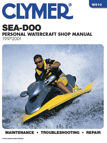 Clymer Repair Manual for Sea-Doo Water Vehicles 1997-2001