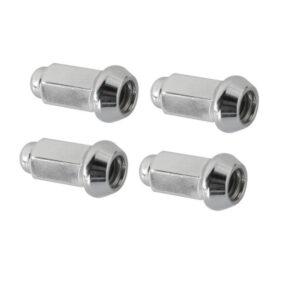 STI Tapered Lug Nut 3/8″ with 14mm Head Chrome (4 Pack) for Polaris ATP 330 4×4 2004-2005