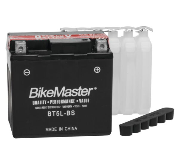 BikeMaster Maintenance Free Battery BT5L-BS for Aprilia Mojito 50 Custom 2000-2005