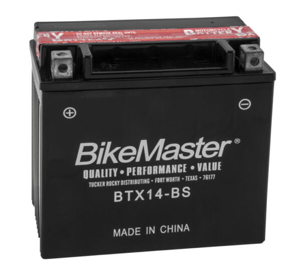 BikeMaster Maintenance Free Battery BTX14-BS for Mana 850 2009-2013