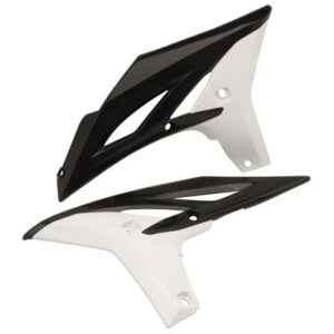 Acerbis Radiator Scoops Black/White for  Yamaha WR450F 2012-2015