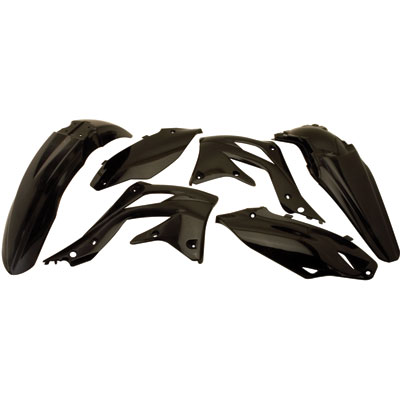 Acerbis Replica Plastic Kit Black for  Kawasaki KX450F 2012