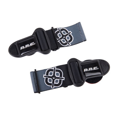 A.R.C. Rapid Goggle Strap  Black/Grey