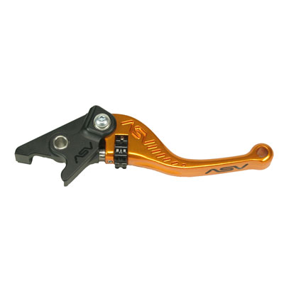 ASV F3 Sport Shorty Brake Lever Gold for Aprilia ETV 1000 Caponord 2002-2007