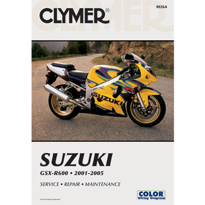 Clymer Repair Manuals for Suzuki GSXR600 2001