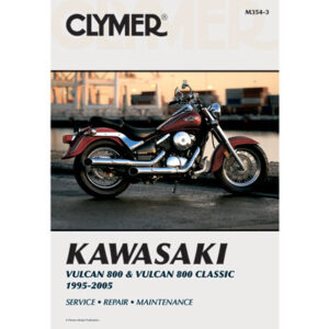 Clymer Repair Manuals for Kawasaki Vulcan Classic VN800B 1996-2005