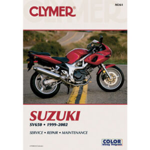 Clymer Repair Manuals for Suzuki SV650 1999-2009