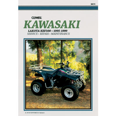 Clymer Repair Manuals for Kawasaki LAKOTA 300 1995-1999