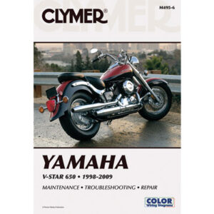 Clymer Repair Manuals for Yamaha V-Star 650 Classic 1998-2010