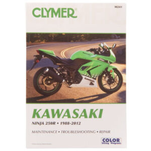 Clymer Repair Manuals for Kawasaki Ninja 250 EX250F 1988-2012