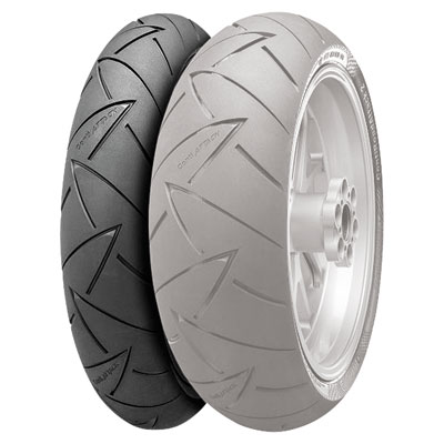 120/70ZR-18 (59W) Continental ContiRoad Attack 2 Hypersport Touring Radial Front Motorcycle Tire for Ducati Scrambler 1100 2018