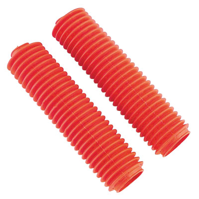 Daystar Fork Boots “69” Series Red for Honda CR125R 1983-1989