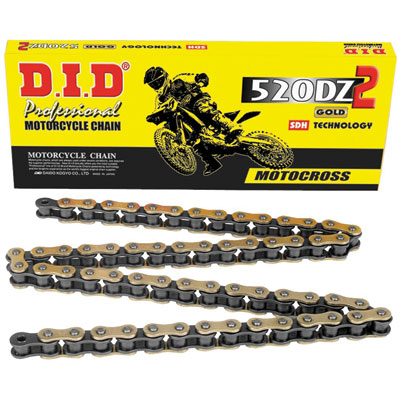 DID 520DZ 2 Gold Chain 520×120 for Aprilia RS 250 1999-2002