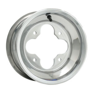 4/110 Douglas A5 Wheel 10X8 3.0 + 5.0 Polished Aluminum for Arctic Cat 150 2009-2017