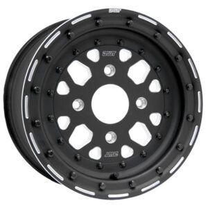 4/110 Douglas Sector Zero Beadlock Wheel 14×6 5.0 + 1.0 Black for Kymco Maxxer 375 2010-2012