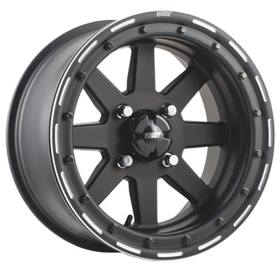 4/136 Douglas Star Fighter Beadlock Wheel 15×7 5.0 + 2.0 Matte Black for Bombardier Outlander 650 H.O. 2006