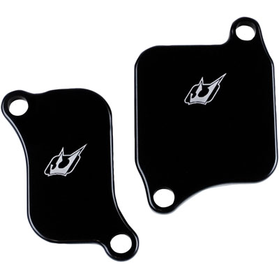 Driven Racing Engine Block-Off Plate Black for Triumph Daytona 675 2006-2015