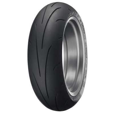 Dunlop Sportmax Q3+ Rear Motorcycle Tire 180/55ZR-17 (73W) for Aprilia Caponord 1200 ABS 2014-2018