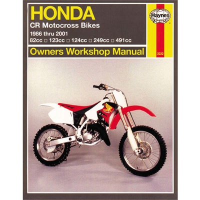 Haynes Repair Manual for Honda CR125R 1986-2007