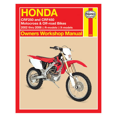 Haynes Repair Manual for Honda CRF250R 2004-2006