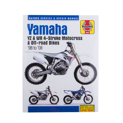 Haynes Repair Manual for Yamaha WR250F 2001-2008