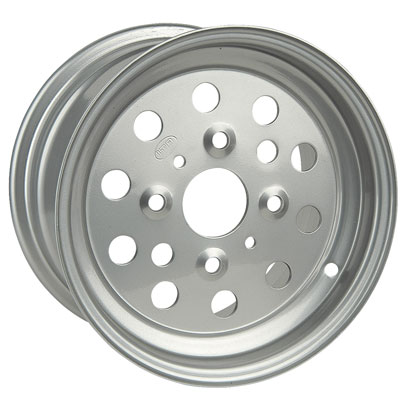 4/110 ITP Steel Wheel 11X7 2.0 + 5.0 Silver for Arctic Cat DVX 400 2004-2008