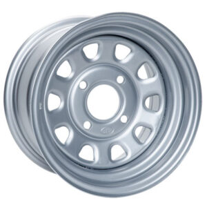 4/156 ITP Steel Wheel 12×7 4.0 + 3.0 Silver for KTM 450 XC 2008-2010
