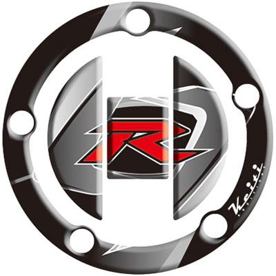 Keiti Gas Cap Protector “R” Black for Suzuki GSXR1000 2003-2009